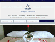 Tablet Screenshot of alexandrasporthotel.sk